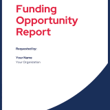 Funding Opportunity Report